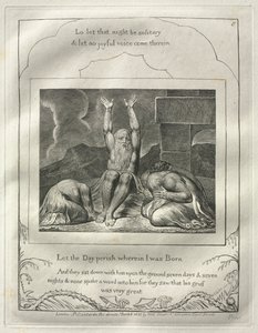 Le Livre de Job : No. 8, Que périsse le jour où je suis né, 1825