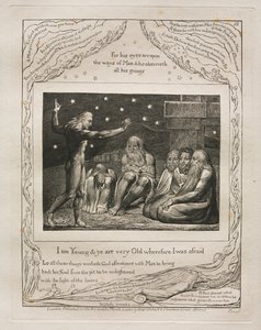 Le Livre de Job : Pl. 12, Je suis jeune et vous êtes très vieux, c