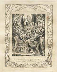 Le Livre de Job : Pl. 5, Alors Satan sortit de la présence du Seigneur, 1825