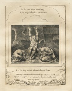 Le Livre de Job : Pl. 8, Que le Jour périsse où je suis né