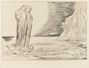 Le Cercle des Traîtres; le Pied de Dante Frappe Bocca degli Abbate