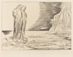 Le Cercle des Traîtres; Le Pied de Dante Frappant Bocca degli Abbate