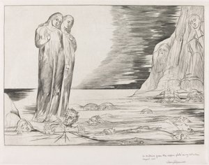 Le cercle des traîtres, le pied de Dante frappant Bocca degli Abbate