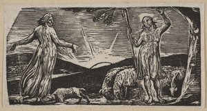 Thenot réprimande Colinet, des Pastorales de Virgile de Thornton, 1821