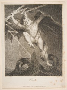 Tornade-Zeus combattant Typhon, Erasmus Darwin, Le Jardin Botanique, 1er août 1795