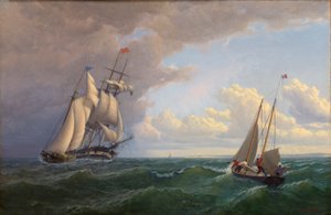 Baleinier au large de Vineyard--Outward Bound