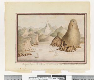 Opp. p. 38. `Baie fortifiée sur le côté ouest de l