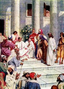 Jésus est conduit devant Ponce Pilate