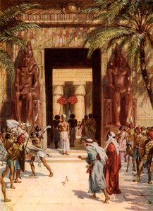 Moïse et Aaron devant Pharaon - Bible - William Brassey Hole