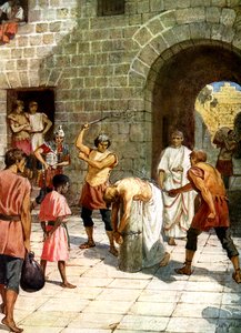 Pilate ordonne de flageller Jésus - William Brassey Hole