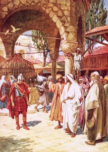 Le centurion implorant Jésus pour son serviteur