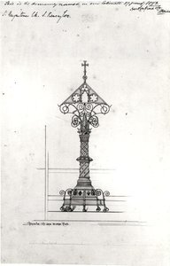 Conception pour un lutrin, St Augustine