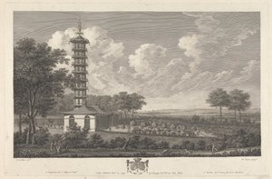 Pavillon chinois dans un paysage européen - William Byrne