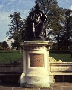 Statue du Dr. Edward Jenner (bronze)