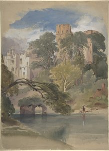 La tour de César, château de Warwick - William Callow