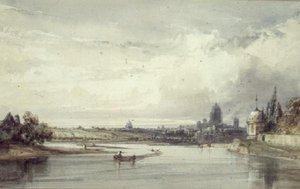 Vue lointaine de Paris - William Callow