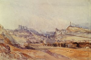 Édimbourg depuis Salisbury Crags - William Callow