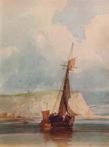 Bateaux de pêche du promontoire, vers 1841