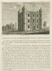 Tixall Hall - Porterie