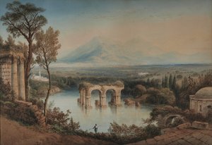 Vue dans la plaine de Corinthe