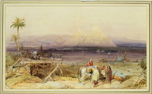 Sur le Nil, Égypte, 1846
