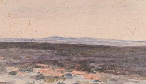Paysage : Vallée avec montagne au loin - William Collins