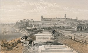 Hôpital et cimetière à Scutari