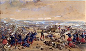 La bataille de Tcherneya, 16 août 1855 - William Crimea Simpson