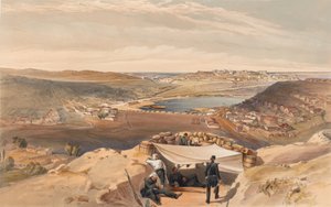 Les batteries de la ville ou fortifications intérieures de Sébastopol depuis le parallèle avancé de l