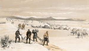 Le camp de la 2ème division, vue vers l