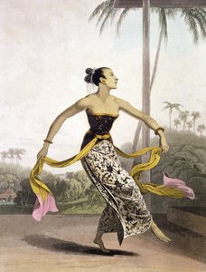 Une Ronggeng ou danseuse, planche 21 du Vol. I de 