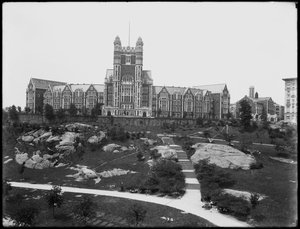 Campus du City College de New York, vu de St. Nicholas Avenue, New York City, 13 juillet 1914