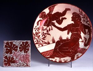 Carreau et plat - William de Morgan