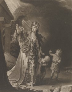 Mme Yates dans le rôle de Médée - William Dickinson