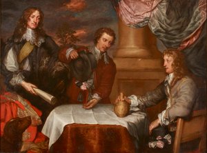 Portrait du Prince Rupert, Colonel William Legge et Colonel John Russell, 1645-1646