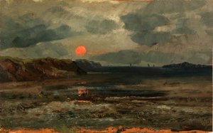 Lever de soleil sur les eaux de pêche--Maine - William E. Norton