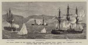 Le combat naval dans le Pacifique, l