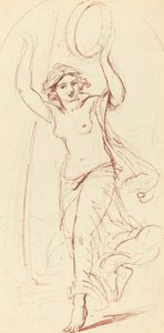 Femme dansante avec un tambourin - William Edward Frost