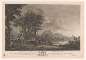 Vue sur la Meuse près de Maastricht