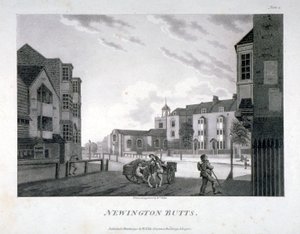 Newington Butts, Southwark, Londres, 1792