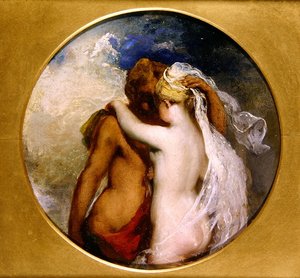 Nymphe et satyre - William Etty
