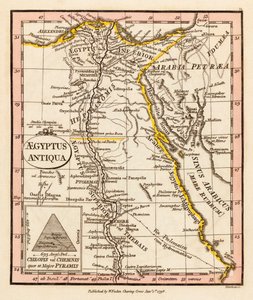 Égypte ancienne. Carte.