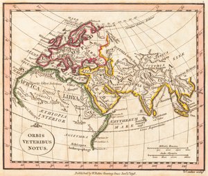 Carte du monde antique