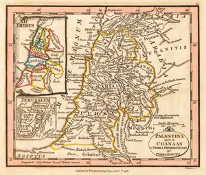 Palestine. Carte