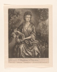 Portrait de Sarah Chicheley, Madame Plowden - William Faithorne (I)