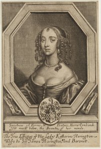 Lady Katherine Harrington - William Faithorne