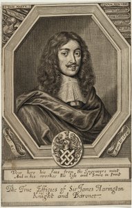 Sir James Harrington, baronnet - William Faithorne