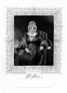 Hannah More, écrivaine religieuse anglaise et philanthrope, 19ème siècle