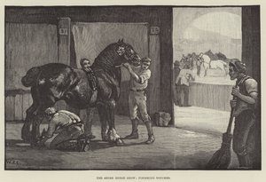 Le Salon du cheval de trait, dernières touches - William Frank Calderon
