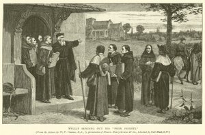 Wyclif envoyant ses pauvres prêtres - William Frederick Yeames